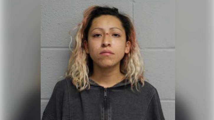 Mugshot of a woman.