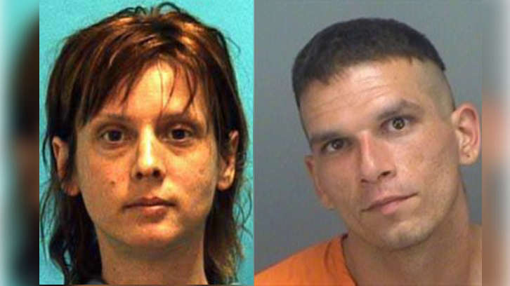 Mugshots of Amber Gormley and Shawn McClelland