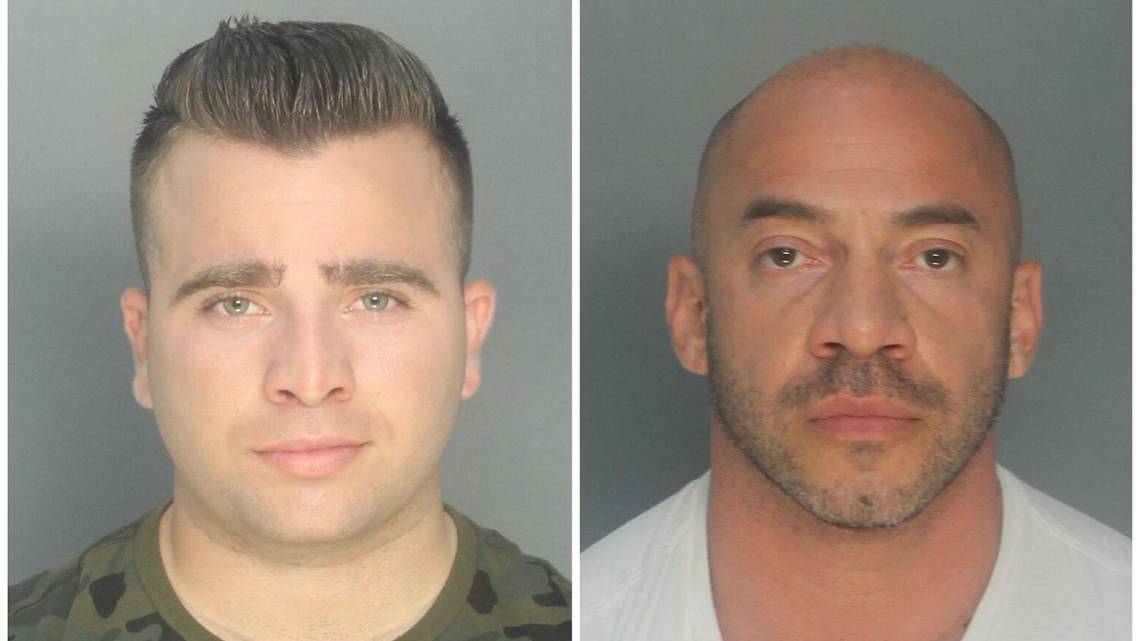 mug shots of Ernesto Arias-Martinez and Armando Perez