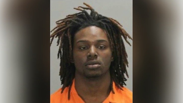 Police mugshot of Georgia man Jordan Jones who posted a video of himself on Instagram pointing a gun at a police officer