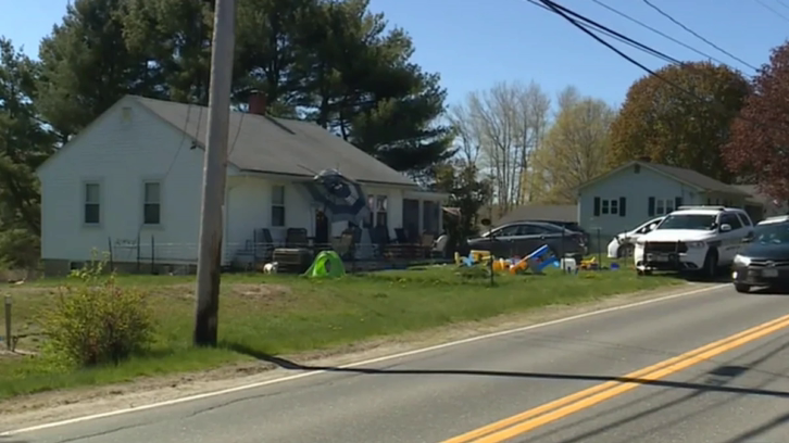 The house in West Bath, Maine, where a 2-year-old accidentally shot his parents