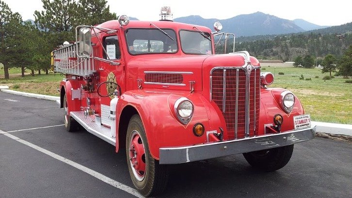 antique fire truck