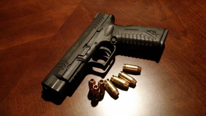 handgun and bullets