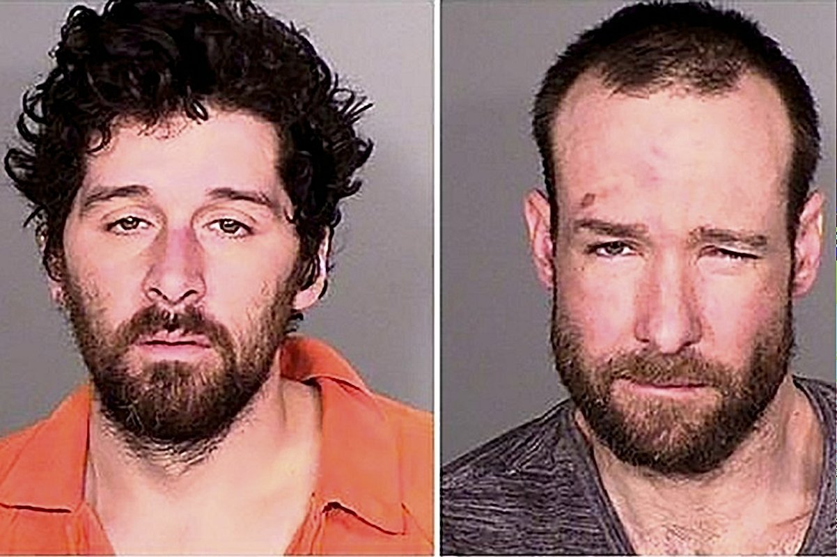 Mugshots of Minnesota men Daniel Gregory Franco and Richard Joseph Wollenberg