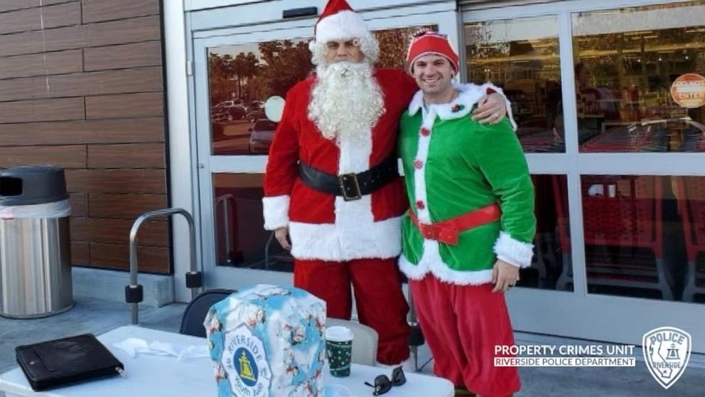 Riverside police santa