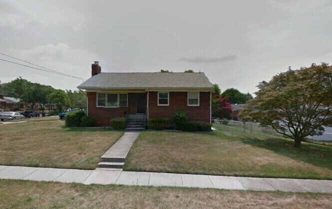 The foreclosed home in District Heights, Maryland, where the corpse was discovered