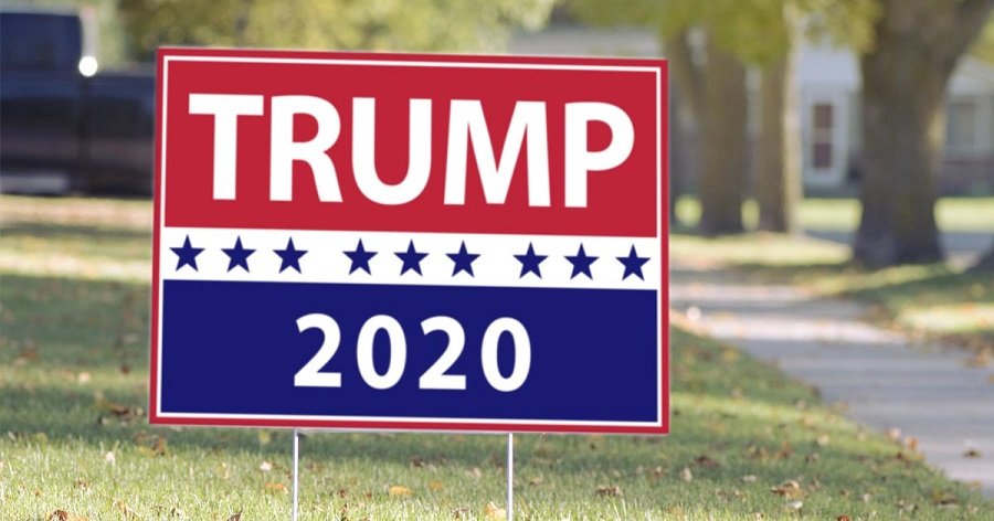 Trump yardsign